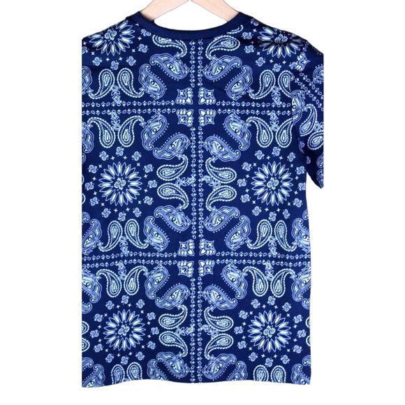 Peanuts Boys Navy Blue Bandana Style Snoopy Joe Cool T-Shirt, SZ 14/16 K44 * - Picture 2 of 4